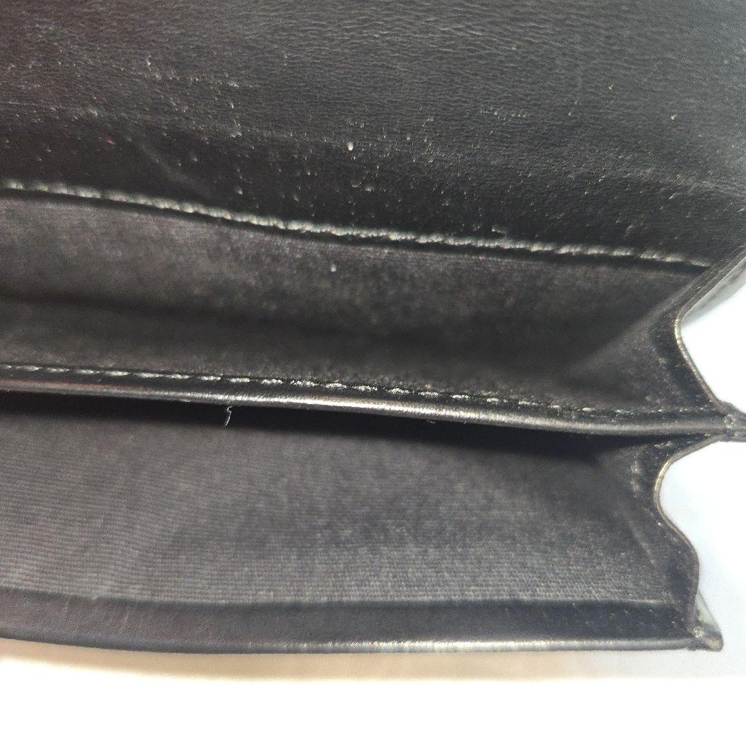 極美品♪ ポールスミス　名刺入れ　マーケトリーストライプ　ブラック