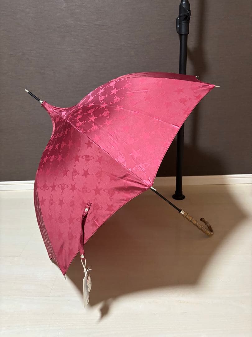 新品未使用☆ Vivienne Westwood スター/ORB 長傘 雨傘 赤