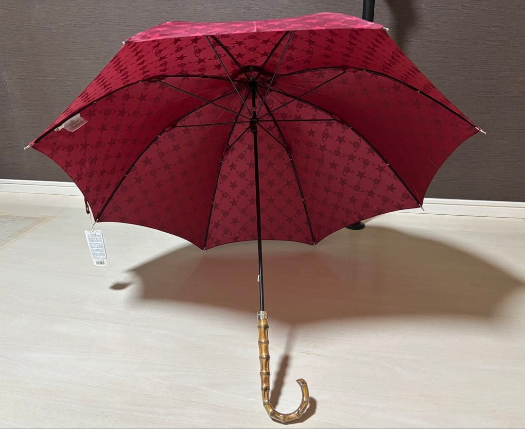 新品未使用☆ Vivienne Westwood スター/ORB 長傘 雨傘 赤