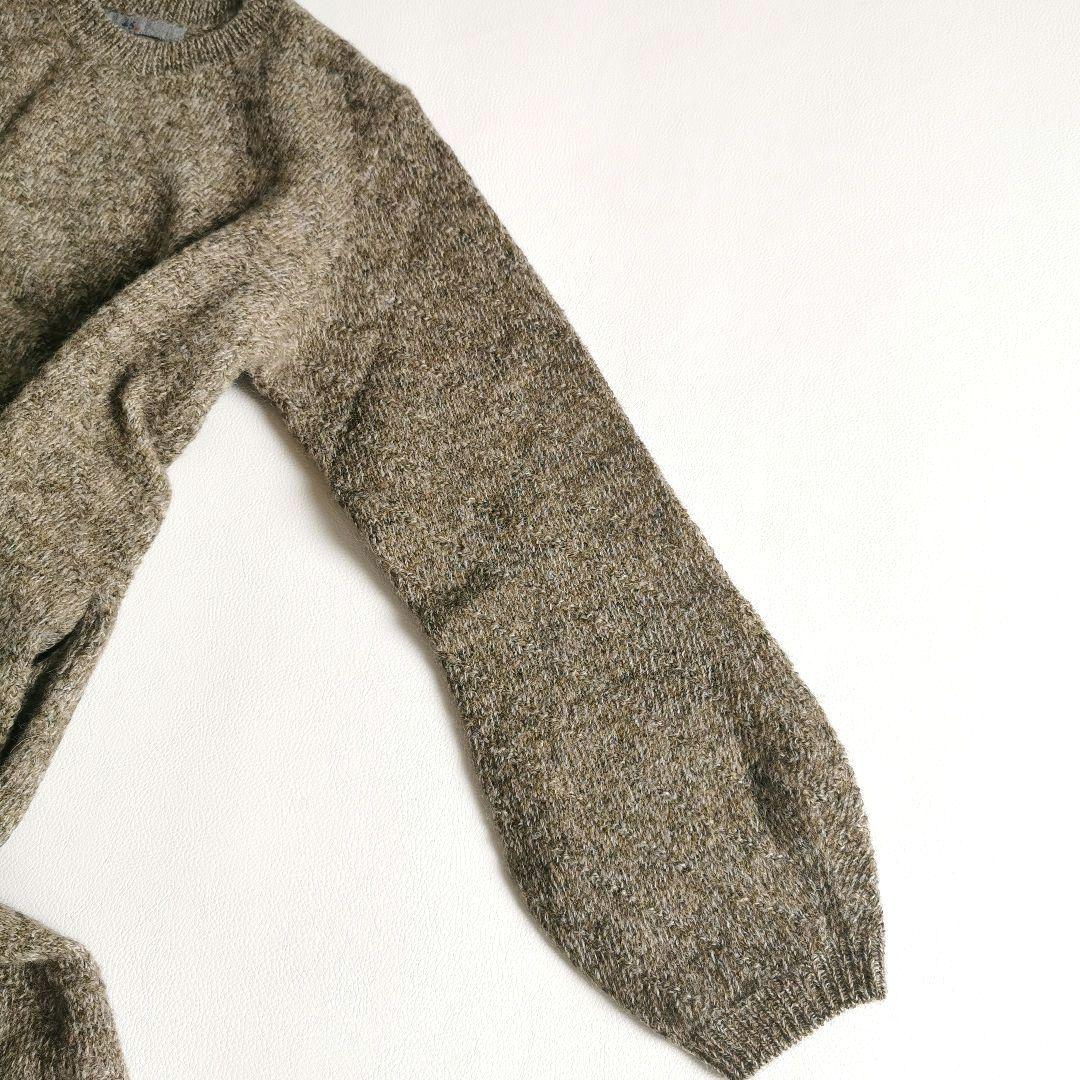 【美品✨】45R もくもくノアランドワンピース メリノウール カーキ