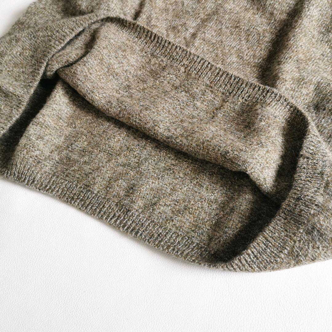 【美品✨】45R もくもくノアランドワンピース メリノウール カーキ