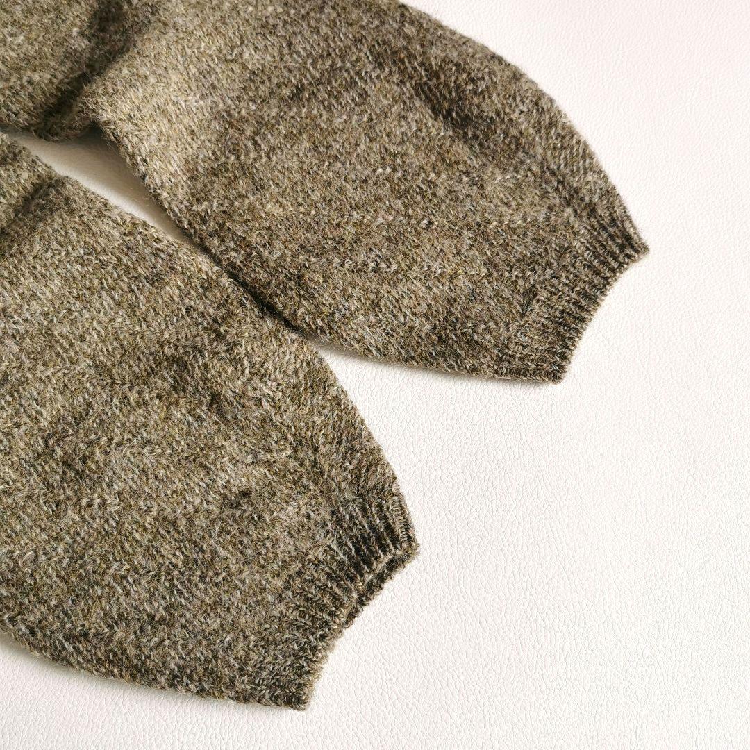 【美品✨】45R もくもくノアランドワンピース メリノウール カーキ