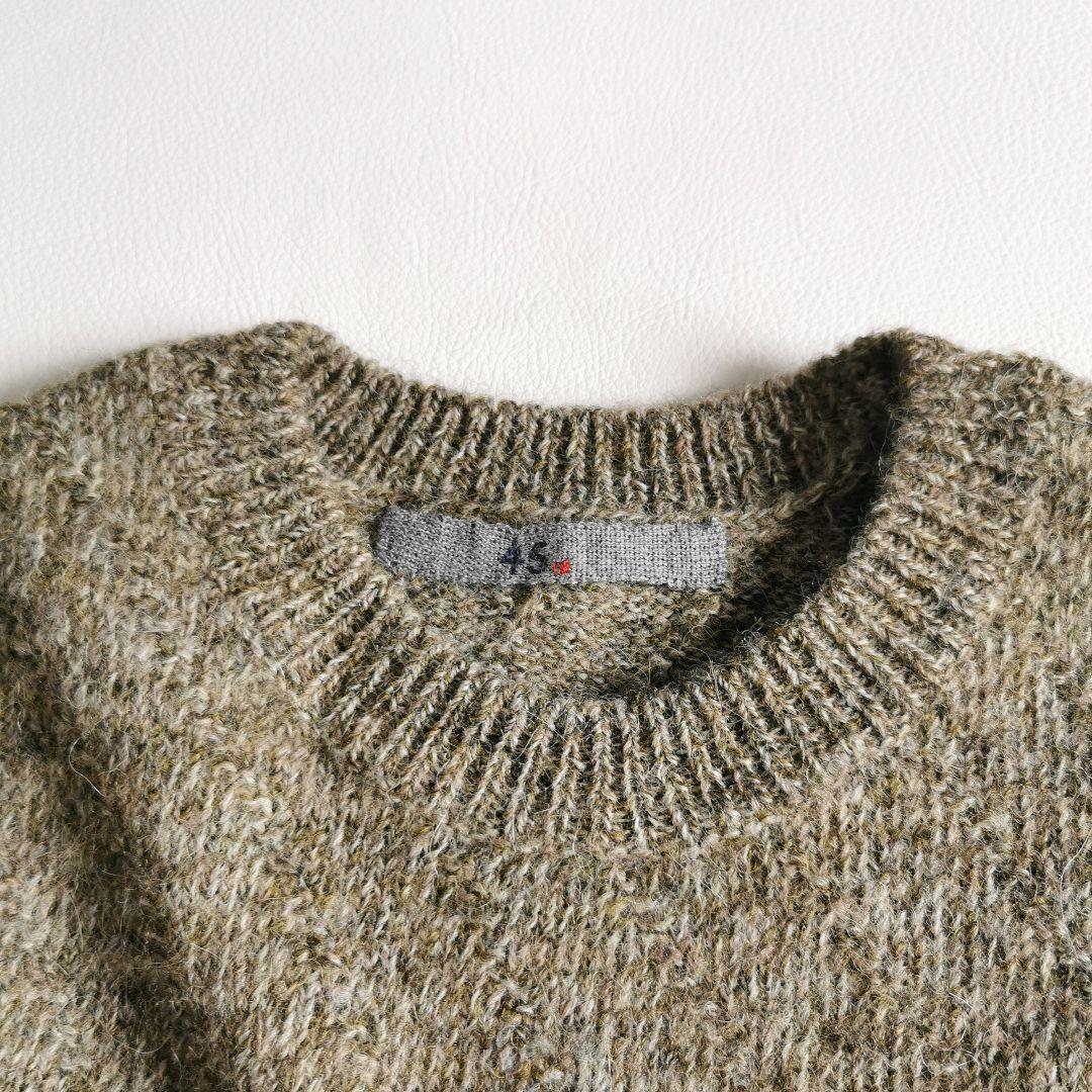 【美品✨】45R もくもくノアランドワンピース メリノウール カーキ