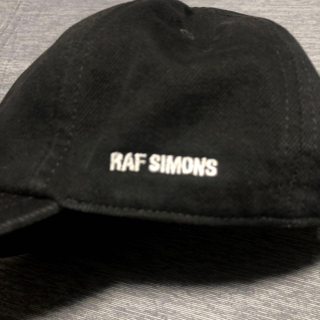 2023 Raf Simons ブラック ベースボールキャップ ラフシモンズ