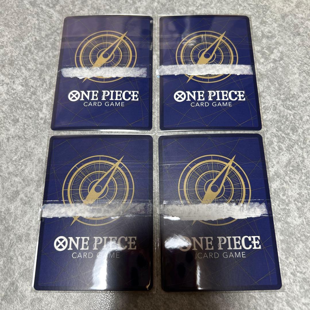 未開封　ルフィ　P-001 プロモ　プレミアムカード　パラレル　4枚