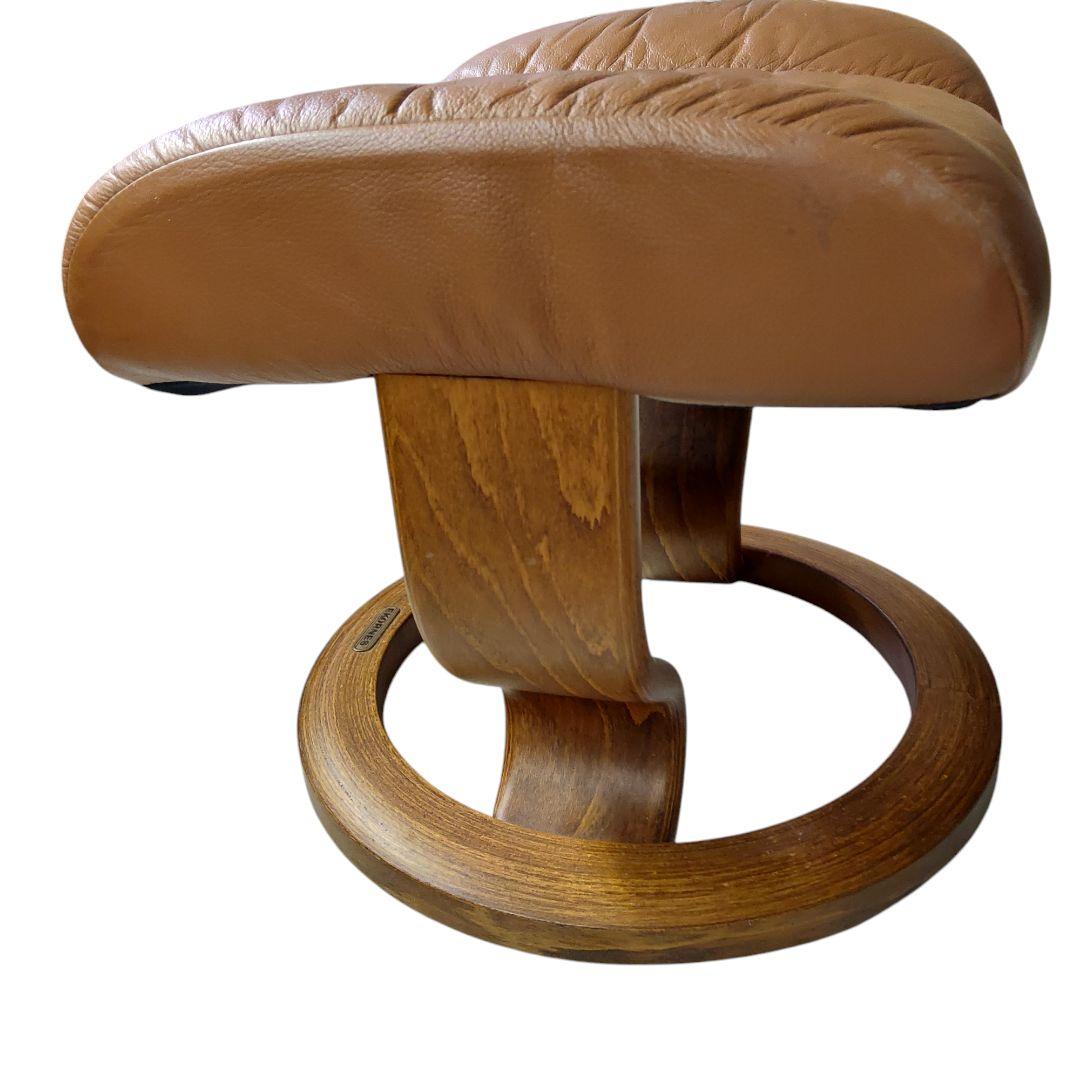 EKORNES エコーネス オットマン レザー ブラウン 北欧 ノルウェー産