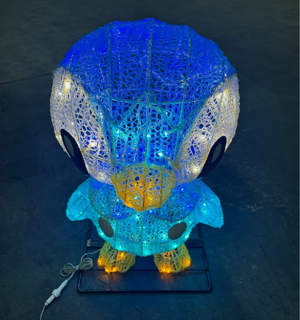 当時物　LEDクリスタル　イルミネーション　ポッチャマ