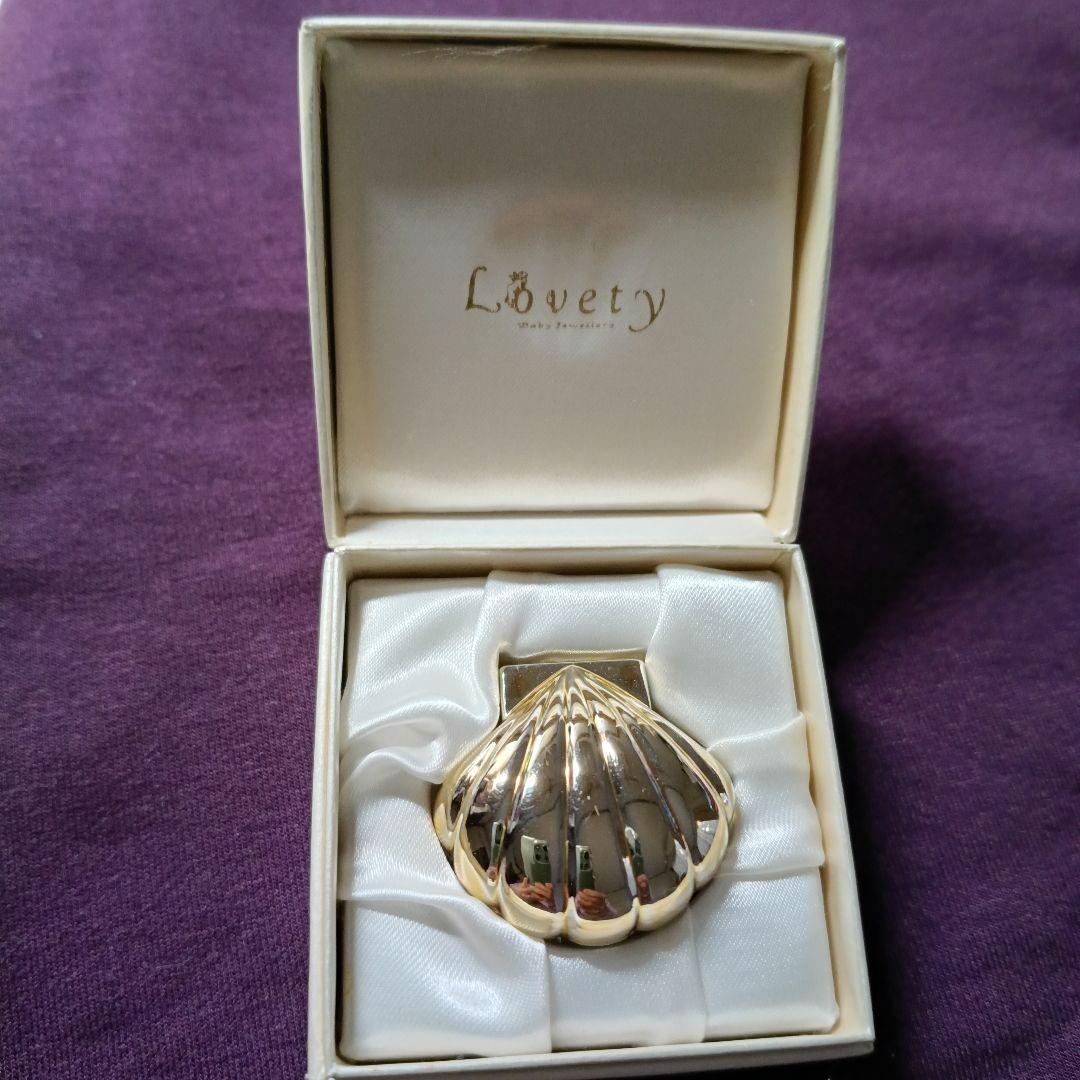 ジュエリーマキ K１８刻印 2月誕生石アメジスト ベビーリング　ペンダントトップ