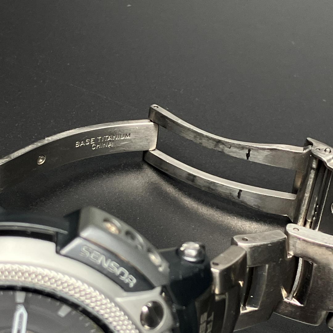 【電波ソーラー/稼働】カシオ プロトレック 腕時計 メンズ チタンベルト