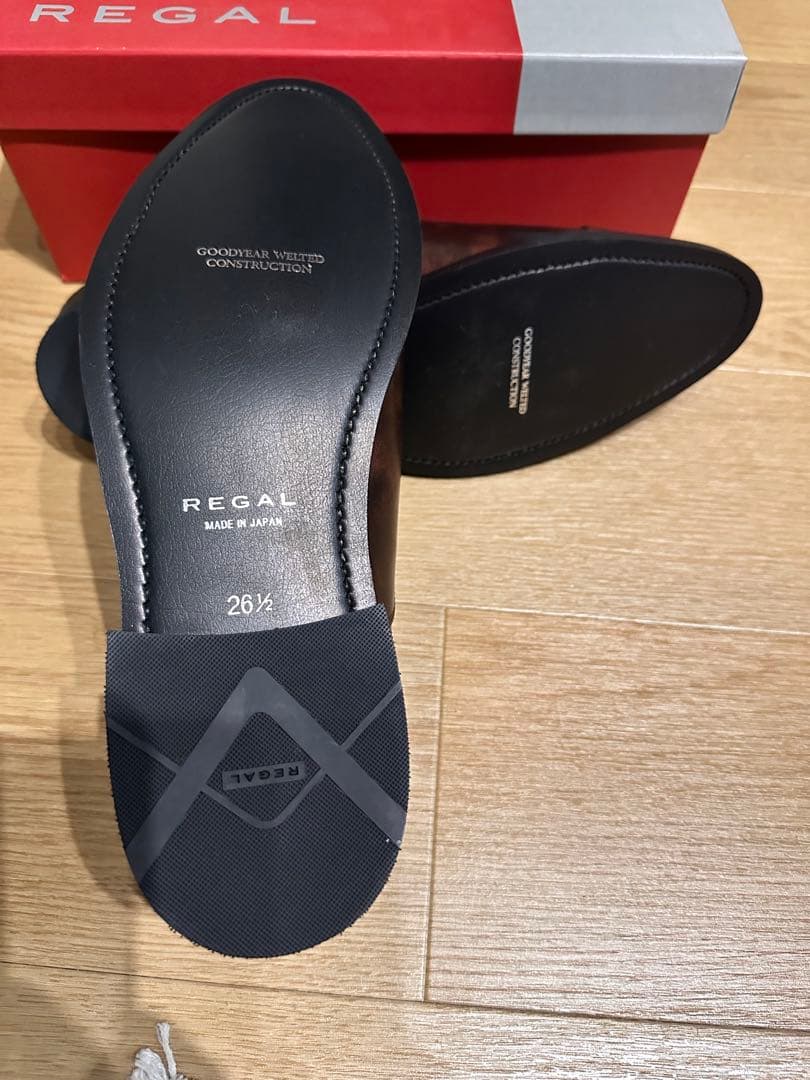 REGAL プレーントウ　ブラウン　26.5cm 新品未使用品