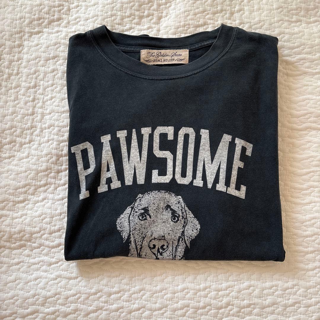 ハグオーワー　PAWSOME Tシャツ　BLACK