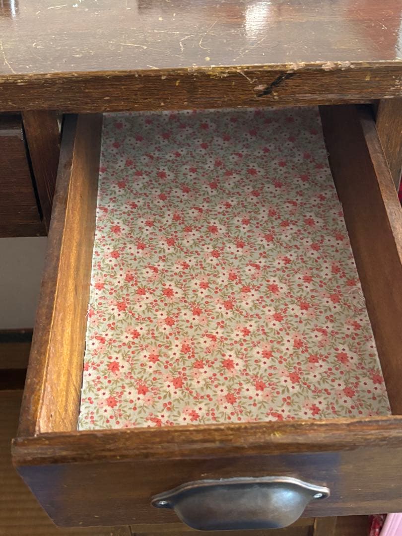 レトロ　勉強机　木製