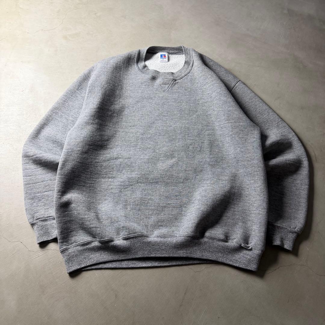 トップス 80s Russell Blank Sweat made in USA XL