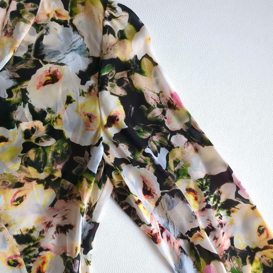 新品★ポールスミス ブラック ボウタイ ブラウス 花柄 44