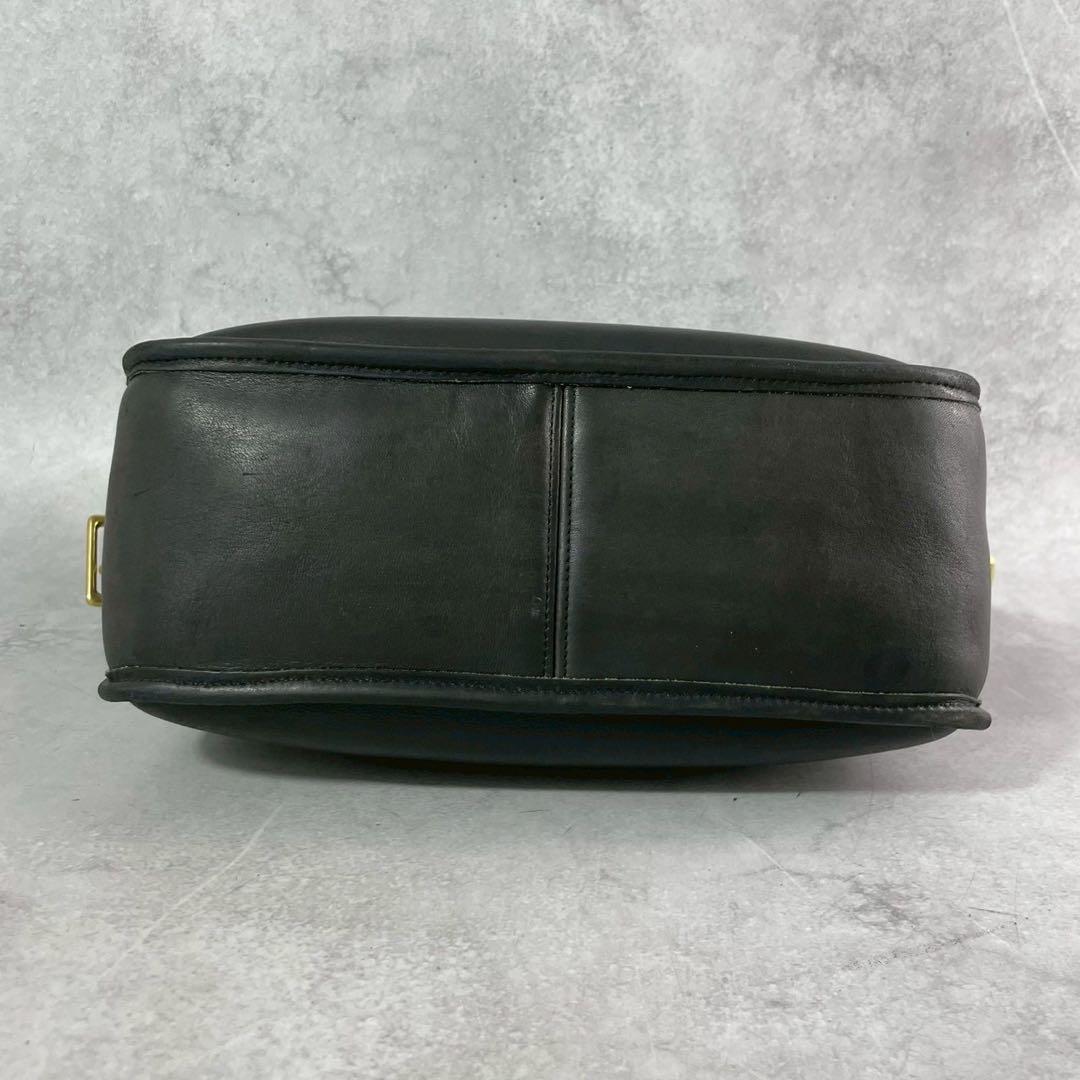 ✨美品✨オールドコーチ　ショルダーバッグ　2way レザー　ブラック　USA製
