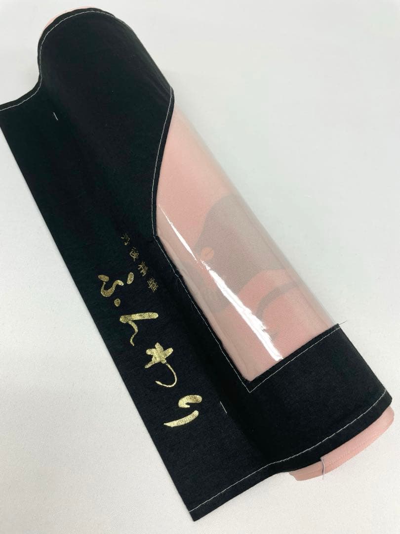 長襦袢 猫 洒落襦袢 ローズダスト色 正絹 反物