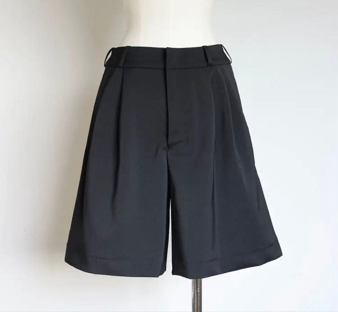 gypsohila just half pants 36 ブラック