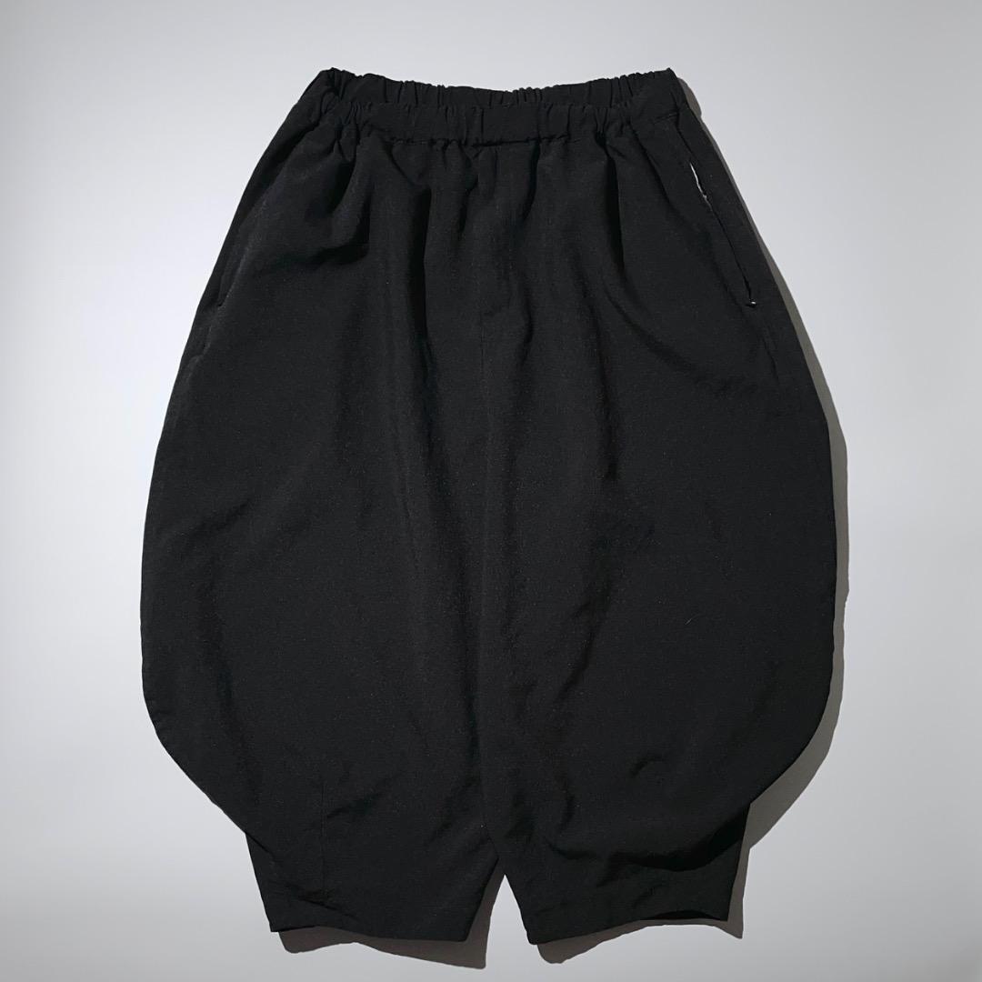 18ss Black COMME des GARCONS ポリ縮寅一パンツ