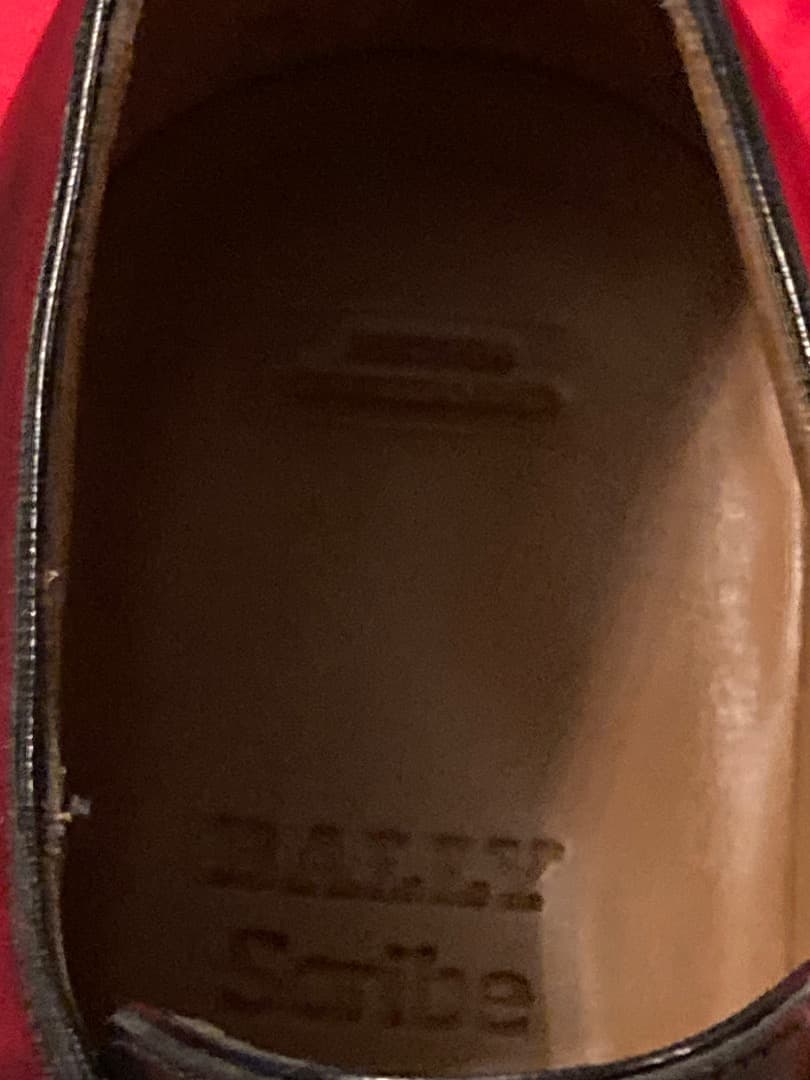 BALLY Scribeブラックレザードレスシューズ