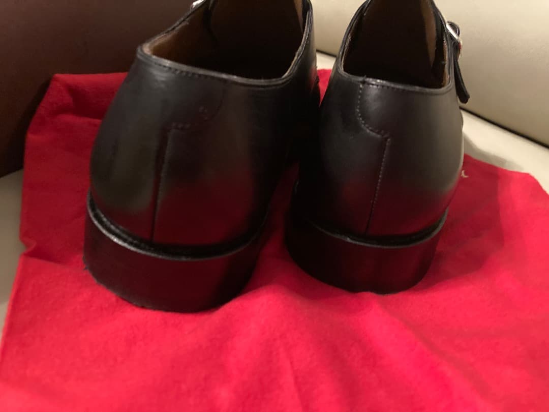 BALLY Scribeブラックレザードレスシューズ