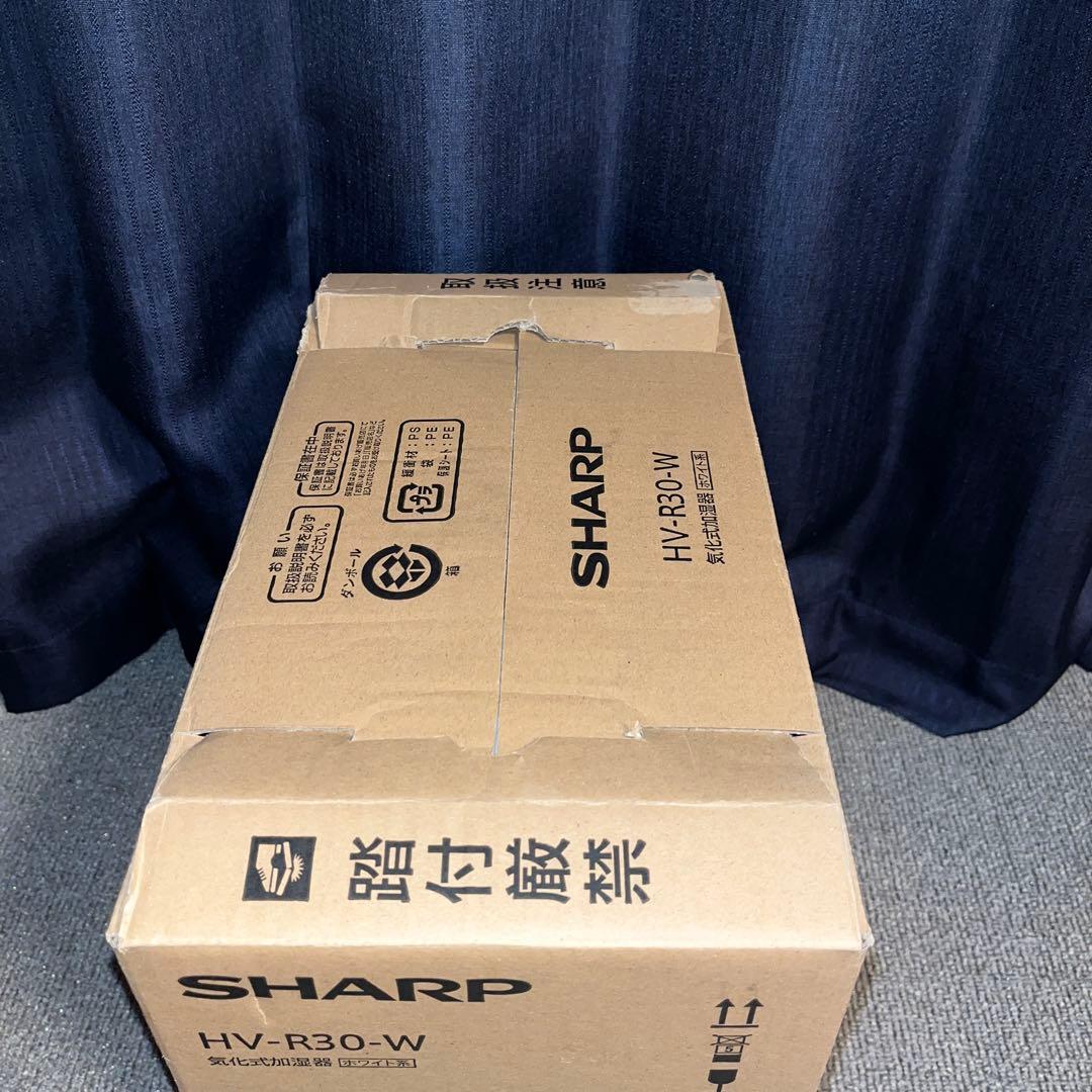 ★SHARP 気化式加湿器　空気洗浄　HV-R30-W