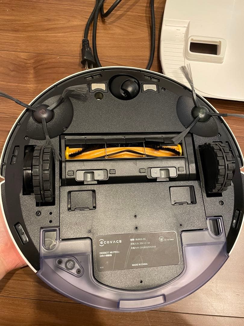 【一度使用】DEEBOT N8 PRO+ ロボット掃除機 本体 ホワイト