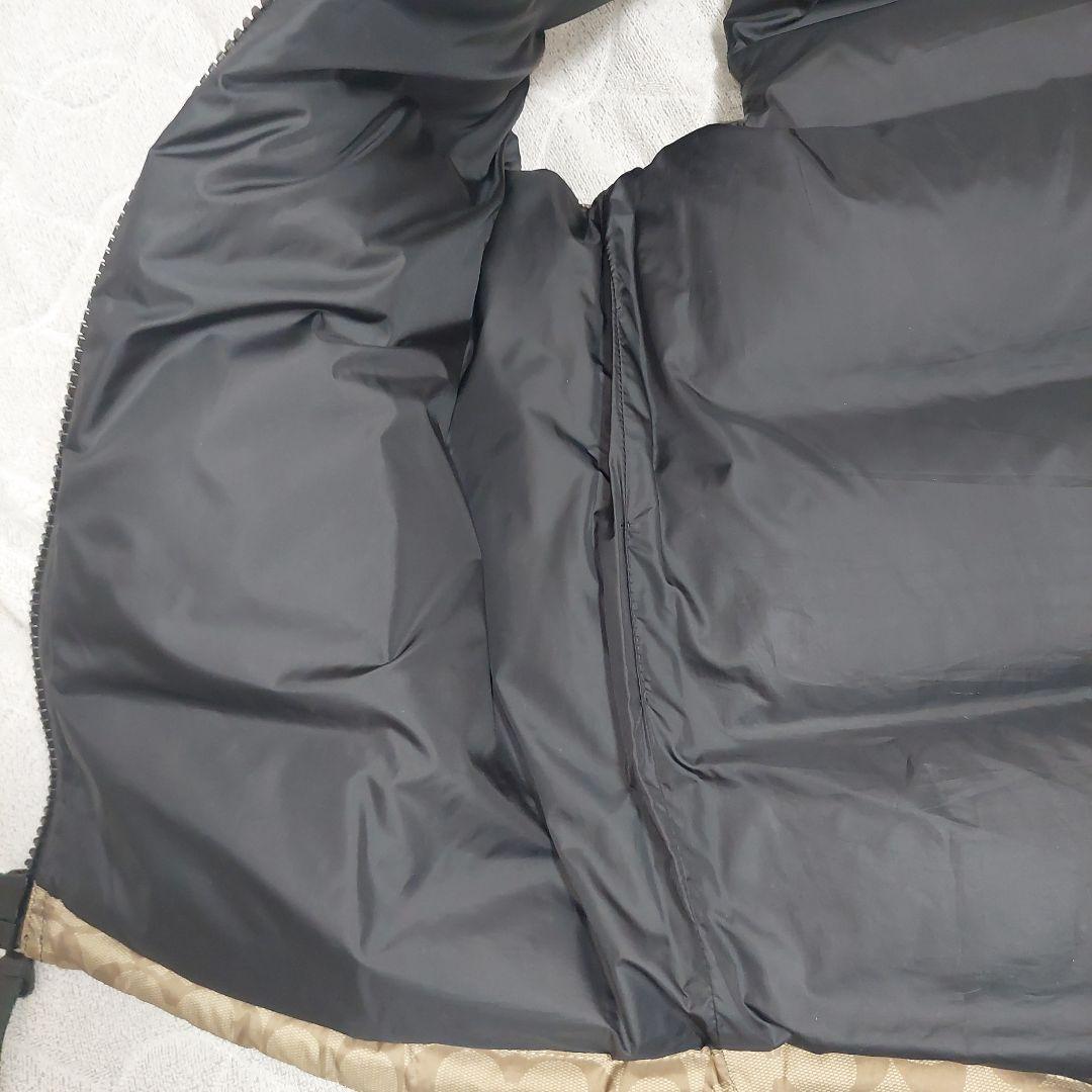 COACH ダウンベスト ベージュ/ブラック