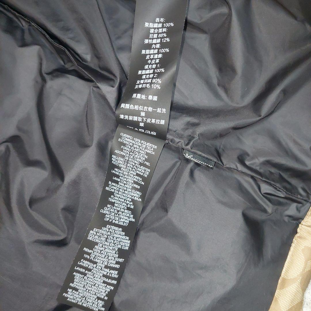 COACH ダウンベスト ベージュ/ブラック