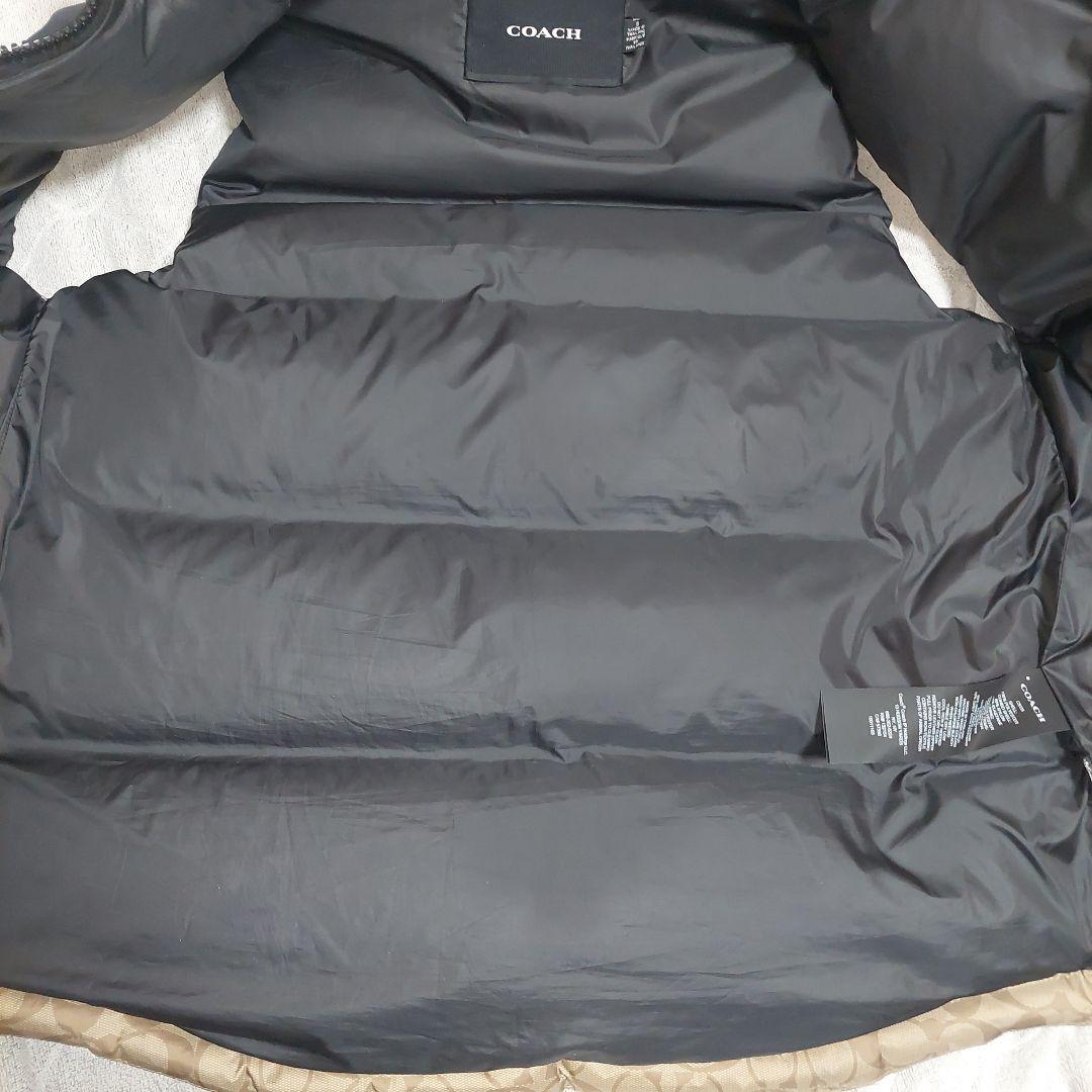 COACH ダウンベスト ベージュ/ブラック