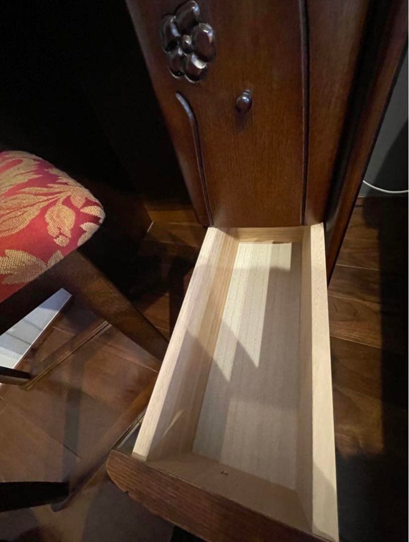 【しまじろう】木製一面鏡ドレッサー