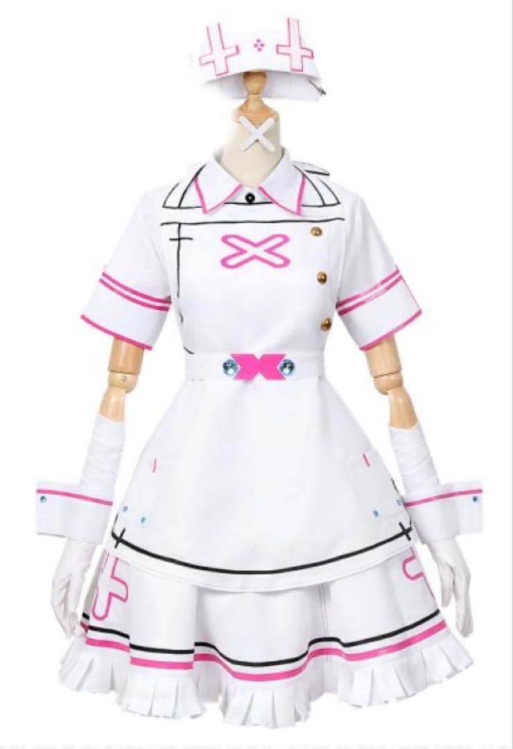 【即日発送】 にじさんじ 健屋花那 コスプレ 衣装 【ウィッグ付き】