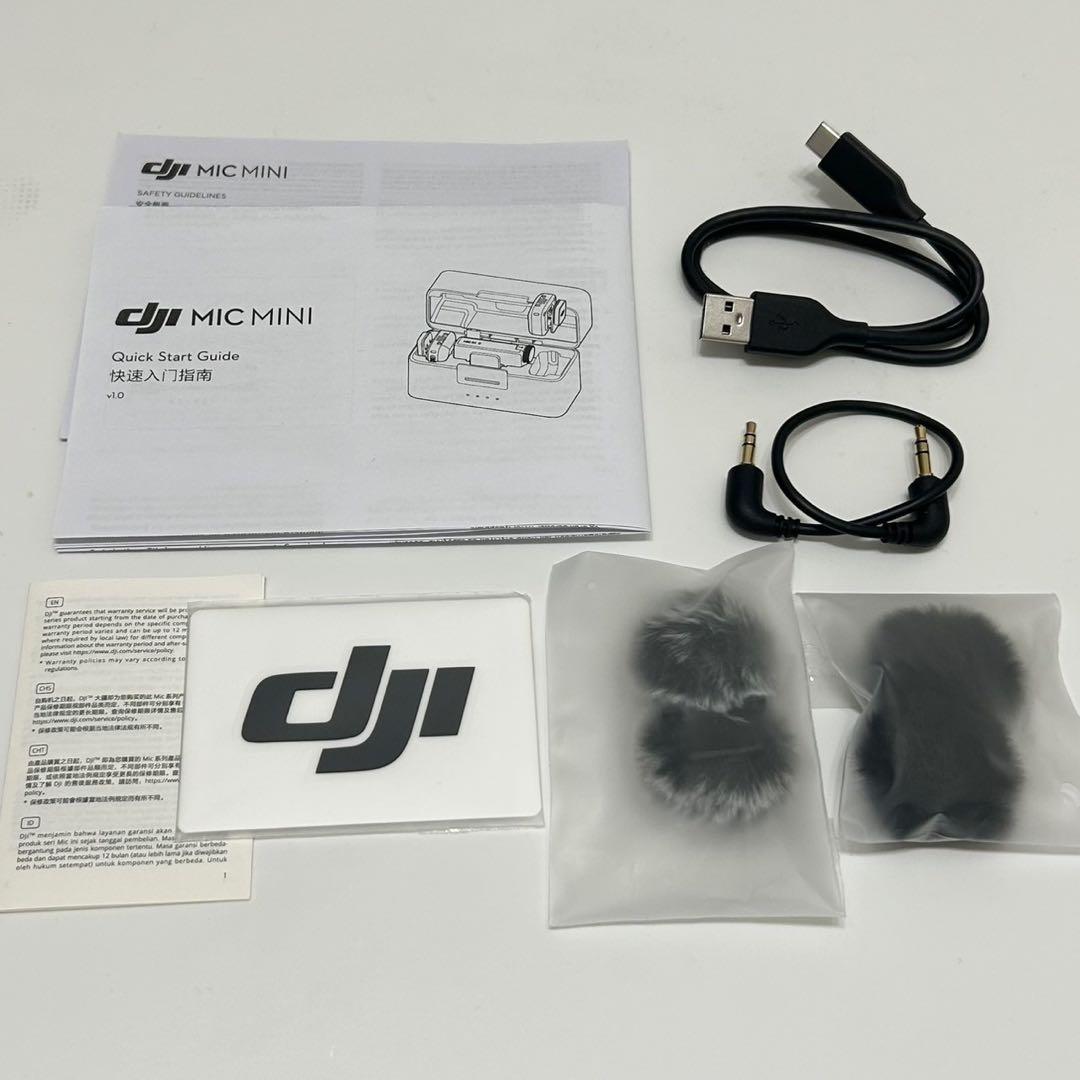 DJI Mic Miniワイヤレスピンマイク　iPhone／Android用