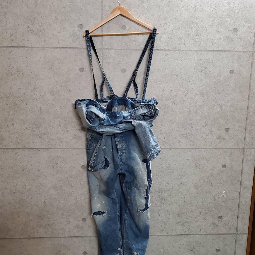 【美品】 Johnbull オーバーオール つなぎ ツナギ ジョンブル