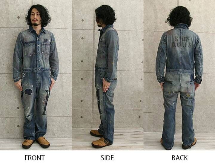 【美品】 Johnbull オーバーオール つなぎ ツナギ ジョンブル