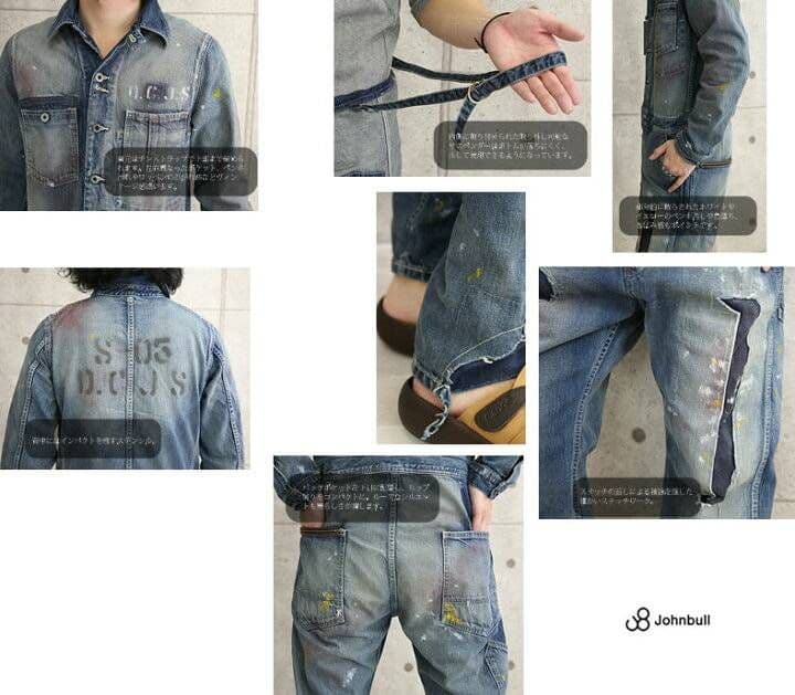 【美品】 Johnbull オーバーオール つなぎ ツナギ ジョンブル