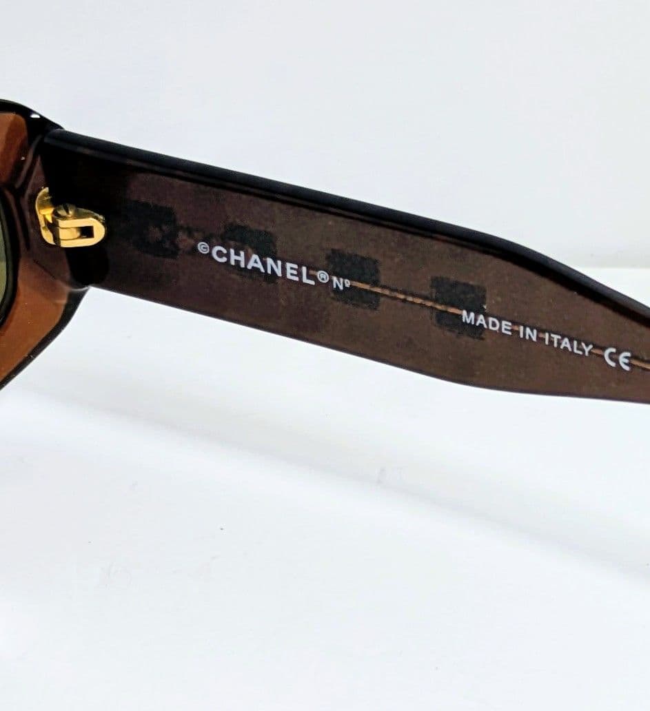 CHANEL シャネル ココマーク マトラッセ サングラス ブラウン系