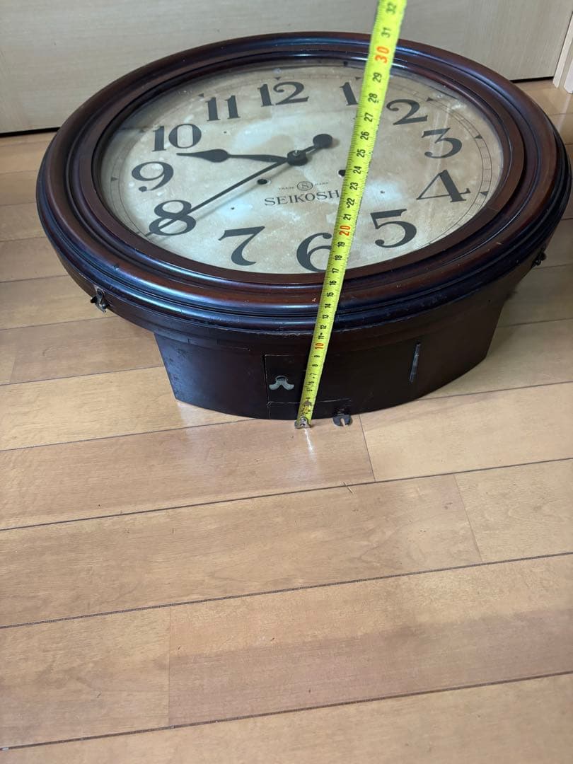 掛け時計　大型　SEIKOSHA ジャンク品