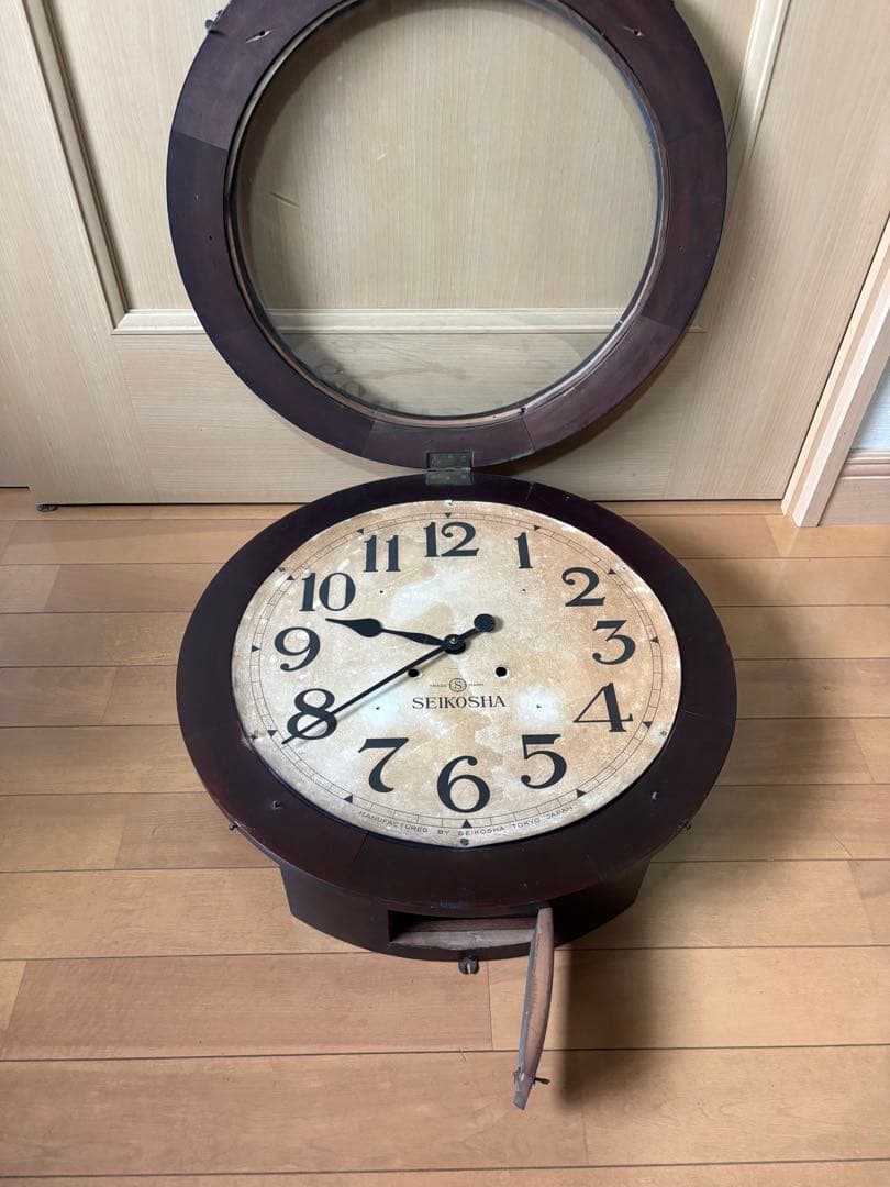 掛け時計　大型　SEIKOSHA ジャンク品