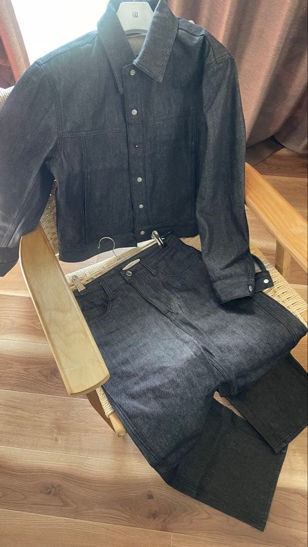 オオトロ ブラックデニム　セットアップ
