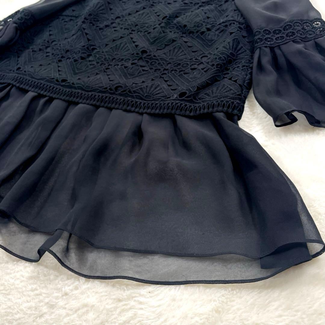 pineappleランバンコレクション　エンブロイダリーフェザーレース