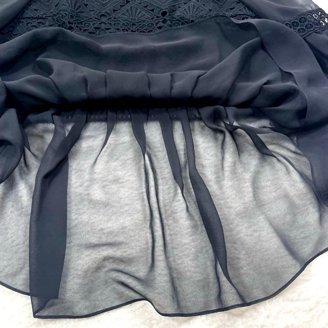 pineappleランバンコレクション　エンブロイダリーフェザーレース