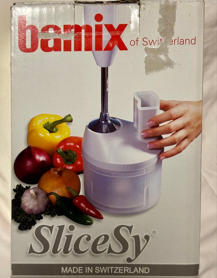 未使用　バーミックス bamix スライシー＋ディスク2.4 レシピ本付き