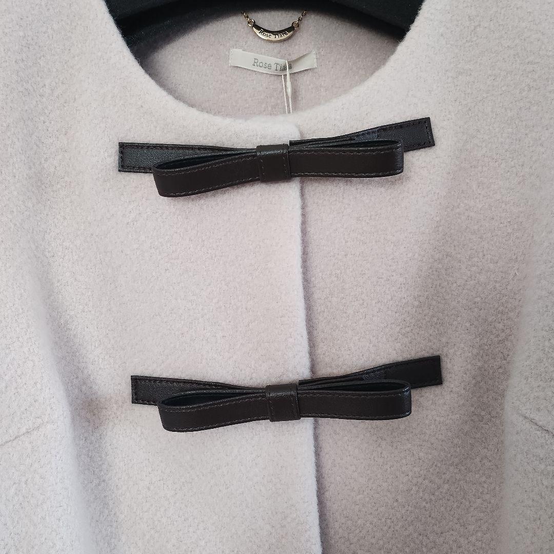 【入学式】Rose Tiara　ダブルリボン ノーカラー　ジャケット　タグ付き！