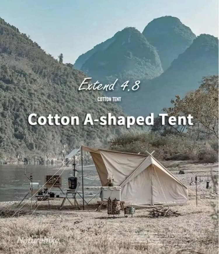 Naturehike Extend4.8 ロッジテント A型フレーム TC 美品