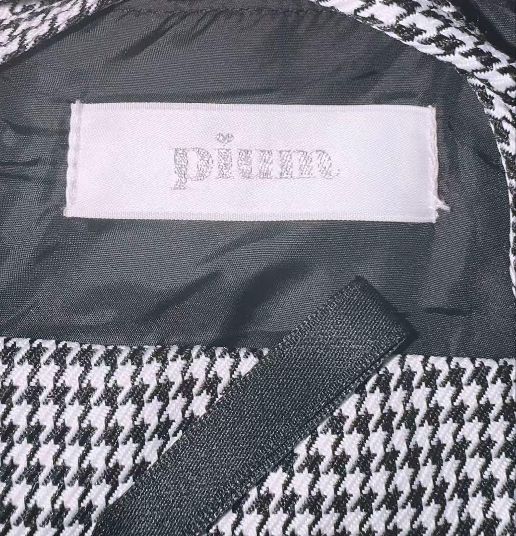 【♡】 ❤︎pium❤︎ ティアードフリル長袖ミニワンピース