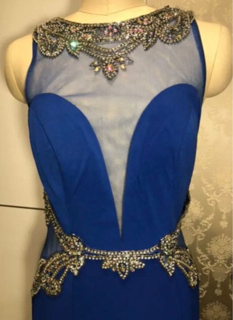 スリットタイトロングドレス　誕生パーティー　演奏会ステージキャバ嬢ナイトクラブ