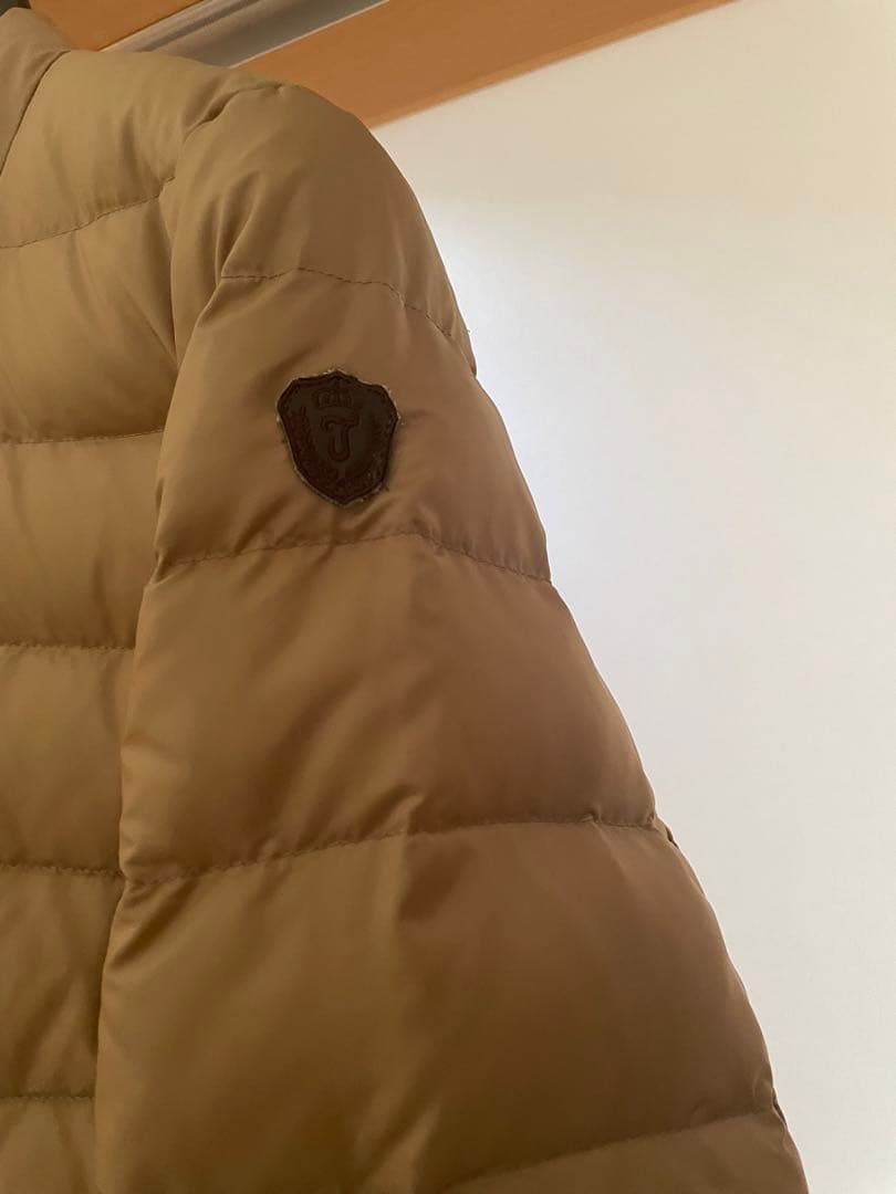 本日限定価格★未使用品【自由区】カーキ ベージュフード付きモッズコート　38