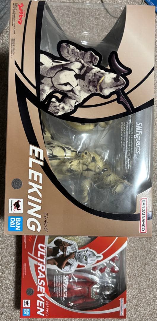 s.h.figuartsウルトラセブン&エレキング　セット 訳あり品
