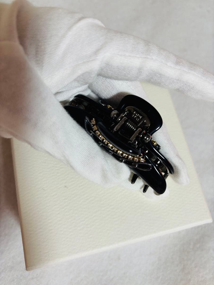 【レア/極美品】アッカaccaクリップ　ピン　チェーン　黒　コラーナ