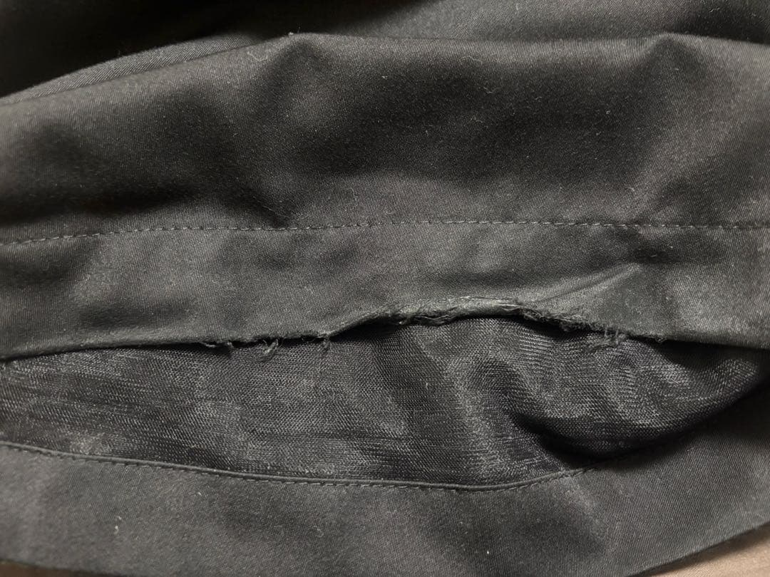 【GRANCY】チュールレイヤードデザインスラックス ブラックM